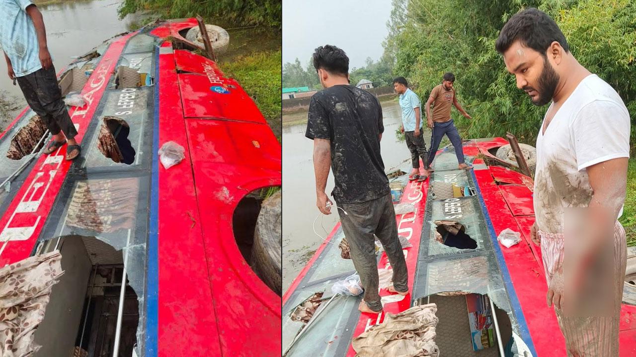 বাস দুর্ঘটনায় গণঅধিকার পরিষদ নেতা ফারুকসহ আহত ১৫